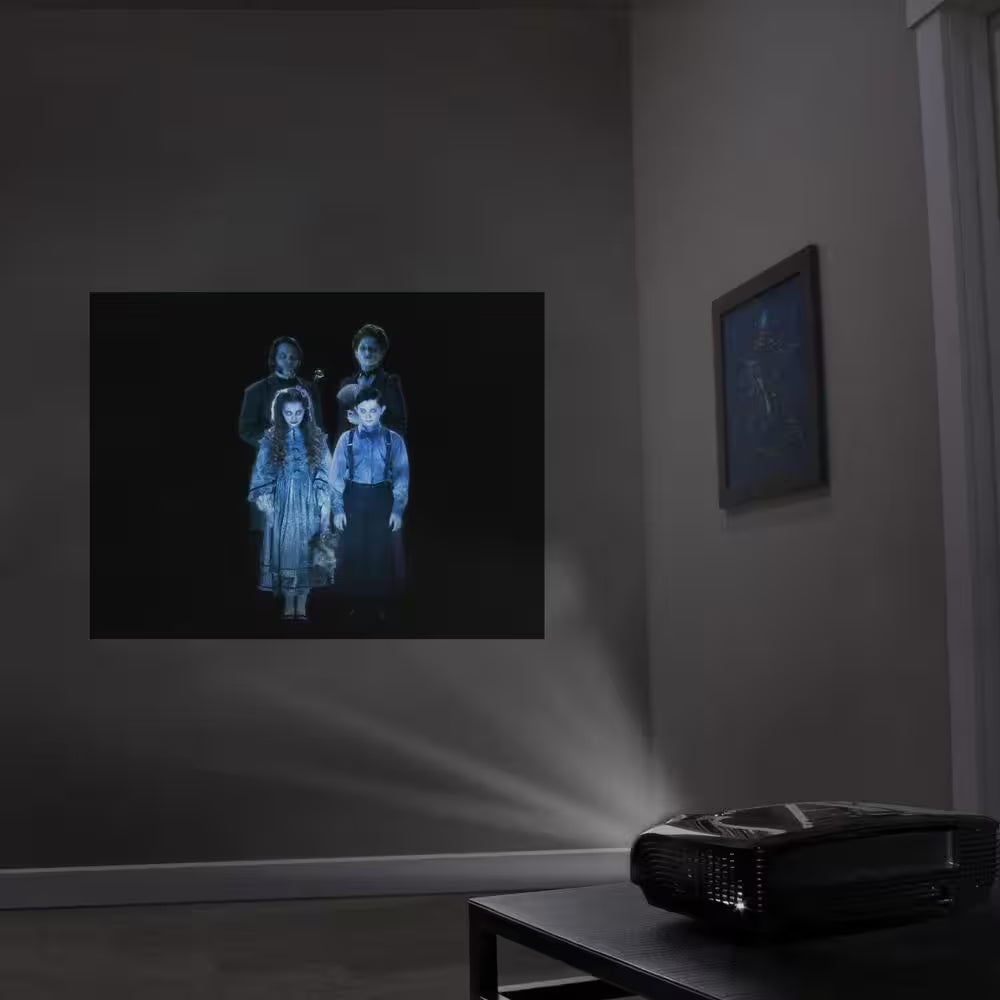 Atmosfx Spooky Halloween Hollusion Digital Decoration USB Kit(Hsc400 Projector plus 5.5 In.X 9 In. Gray Screen plus USB)
