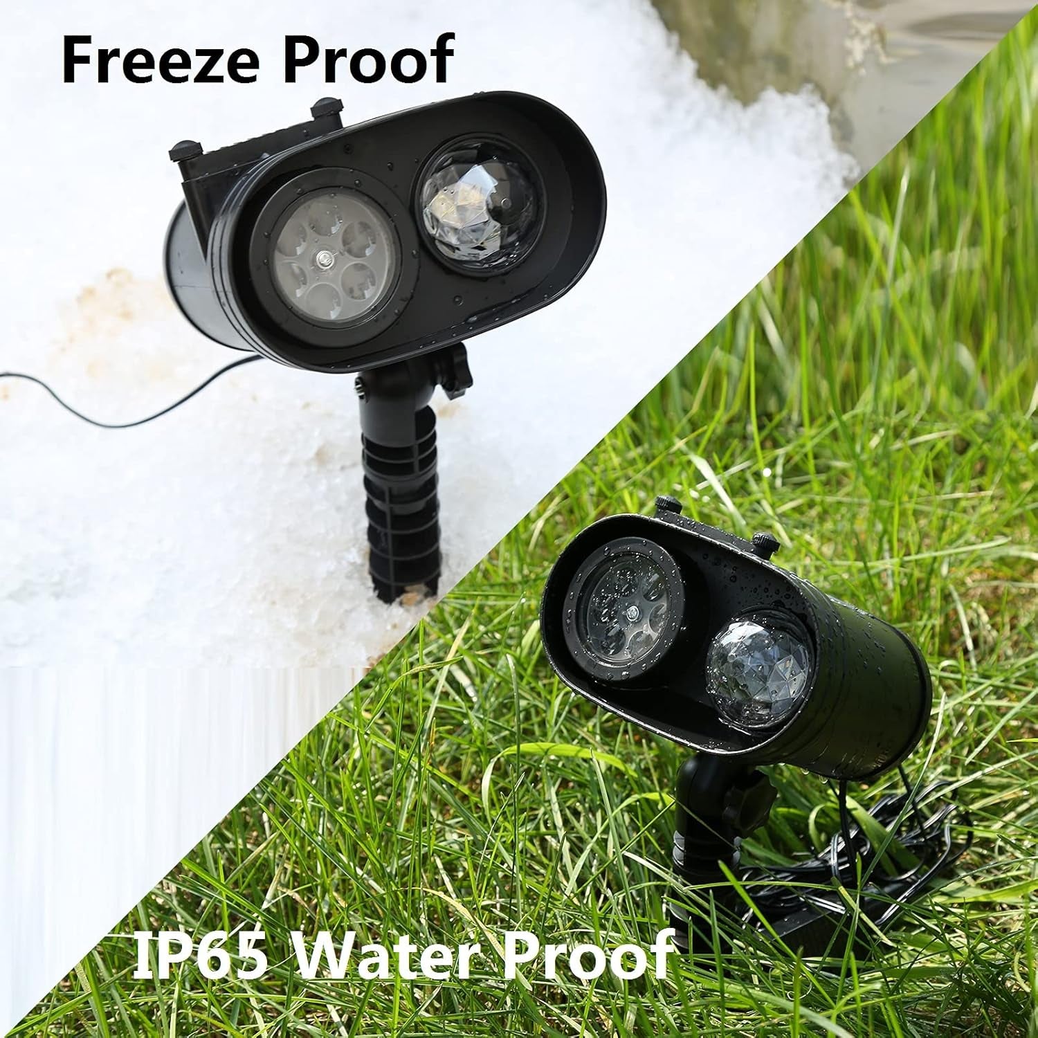Christmas Holiday Projector Lights - Indoor Outdoor 2In1 Ocean Wonderland Xmas Nativity Thanksgiving Theme - 3D 18HD Slides outside Projection Reflectors