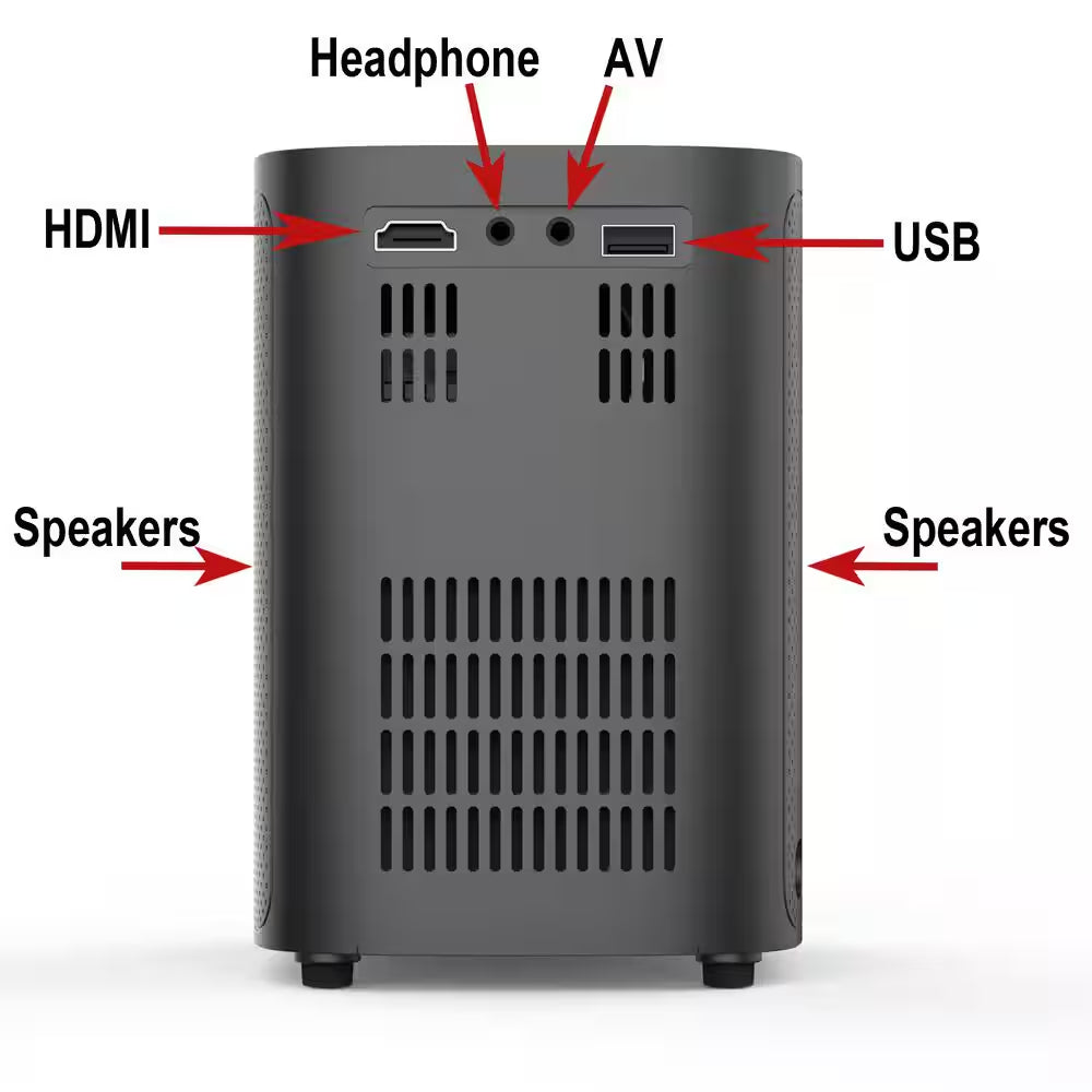 Atmosfx Spooky Halloween Hollusion Digital Decoration USB Kit(Hsc400 Projector plus 5.5 In.X 9 In. Gray Screen plus USB)