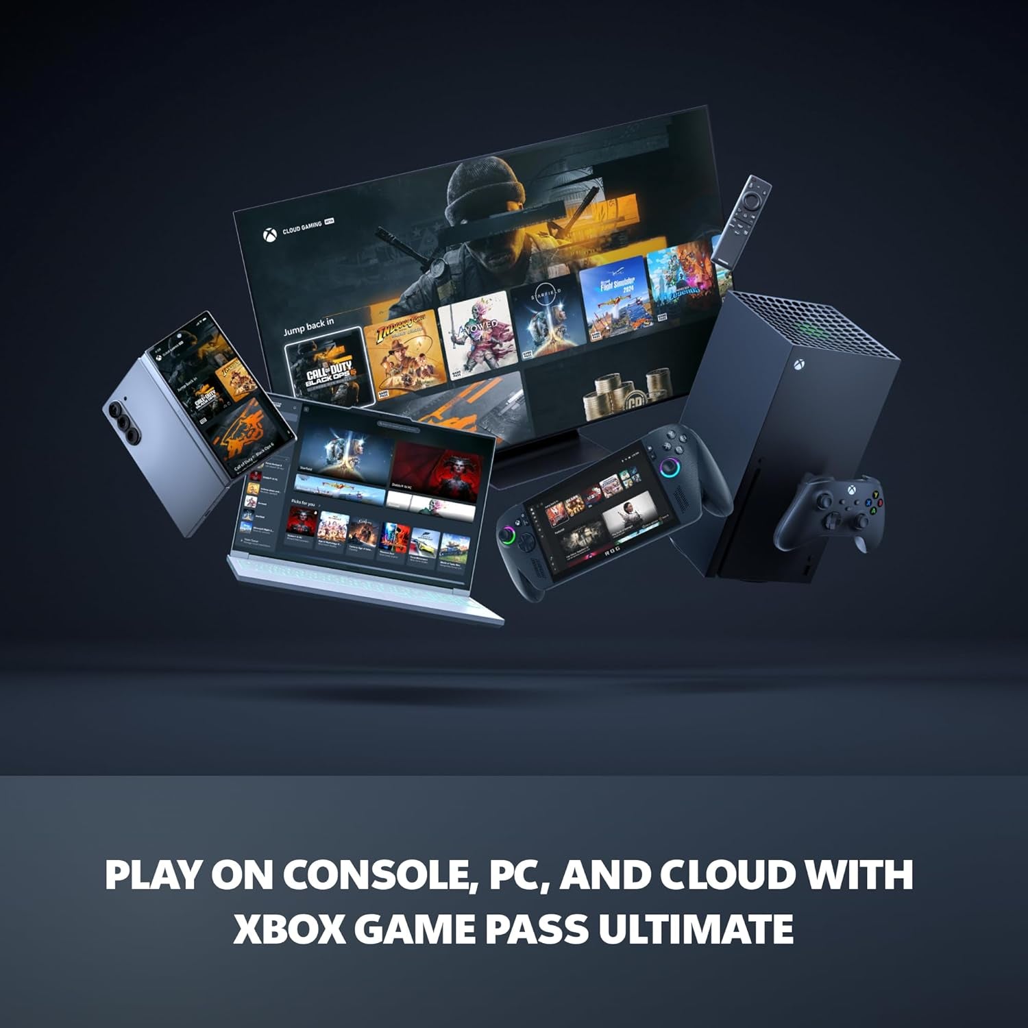 Series X - Gaming Console - 1TB SSD - Includes Wireless Controller - 4K Gaming - 120FPS - Carbon Black