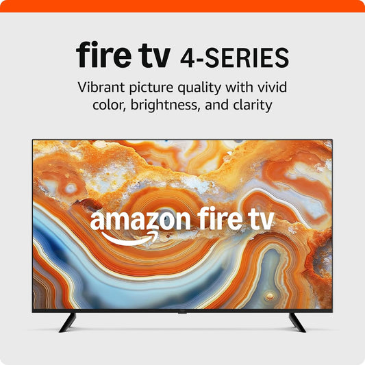 Fire TV 43" 4-Series 4K UHD Smart TV, Stream Live TV without Cable, 2024 Release