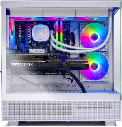 Azure 3 Desktop PC, Ryzen 7 9700X 3.8 Ghz (5.5Ghz), NVIDIA RTX 4060 8GB, 1TB Nvme SSD, 16GB DDR5 RAM 6000, 650W Gold PSU, 360Mm ARGB AIO, Wi-Fi, Win 11